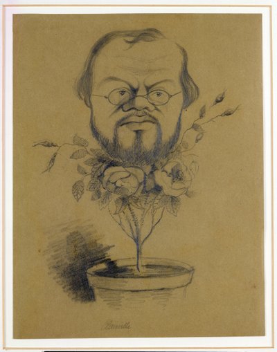 Francois Nicolaie (1811-79) 1858 by Claude Monet